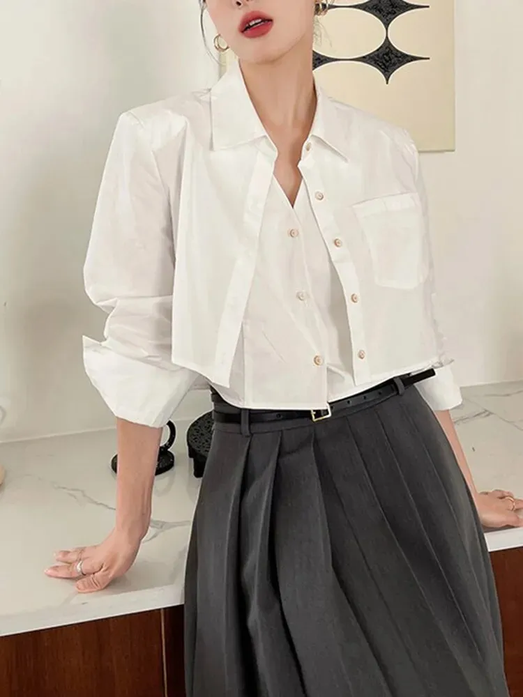 Casual Shirts For Women Lapel Long Sleeve Shirts For Women Summer Loose Blouse Female Fashion Style Clothing