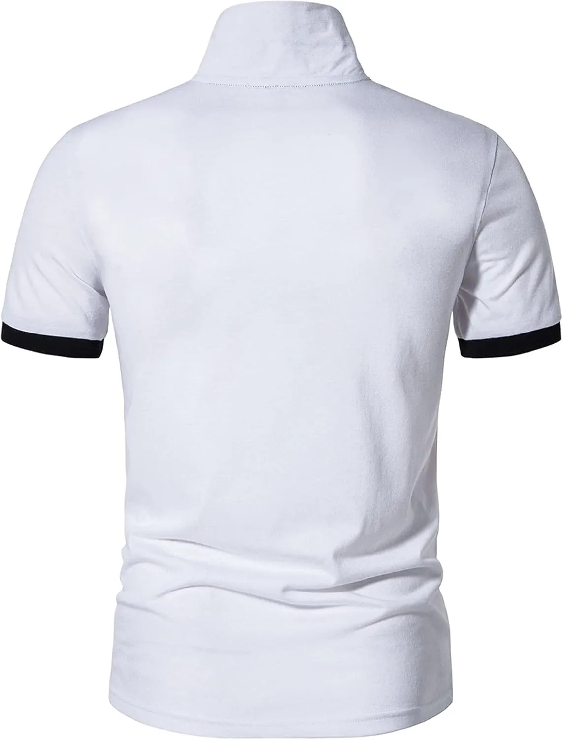 CEHT Mens Polo Shirts Short Sleeve Cotton Golf Polo Shirts for Men Slim Fit Casual Tops