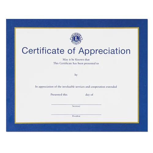 CERTIFICATE OF APPRECIATION