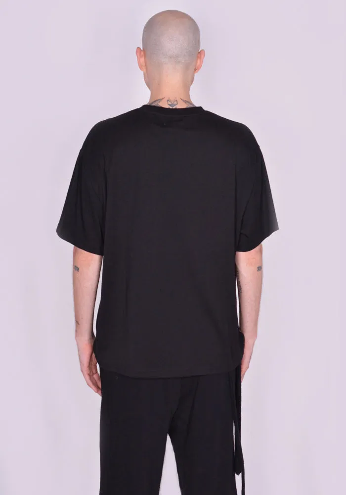 CHARLES JEFFREY LOVERBOY 31100301 UNISEX GRAPHIC SHORT SLEEVE T-SHIRT BLACK