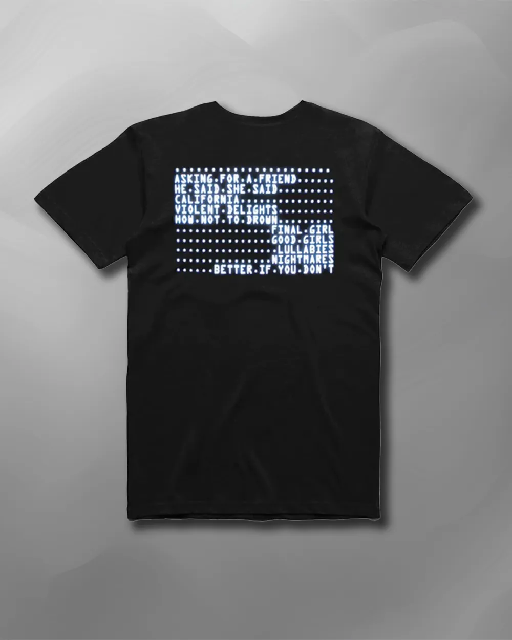 Chvrches - Screen Violence Tracklist T-Shirt