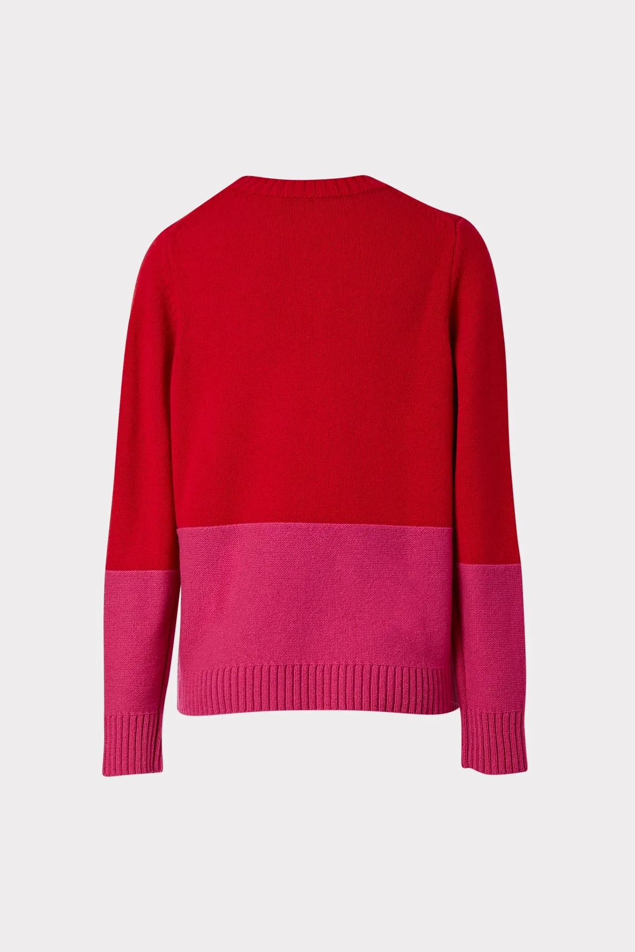 Colorblock Crew Neck Sweater