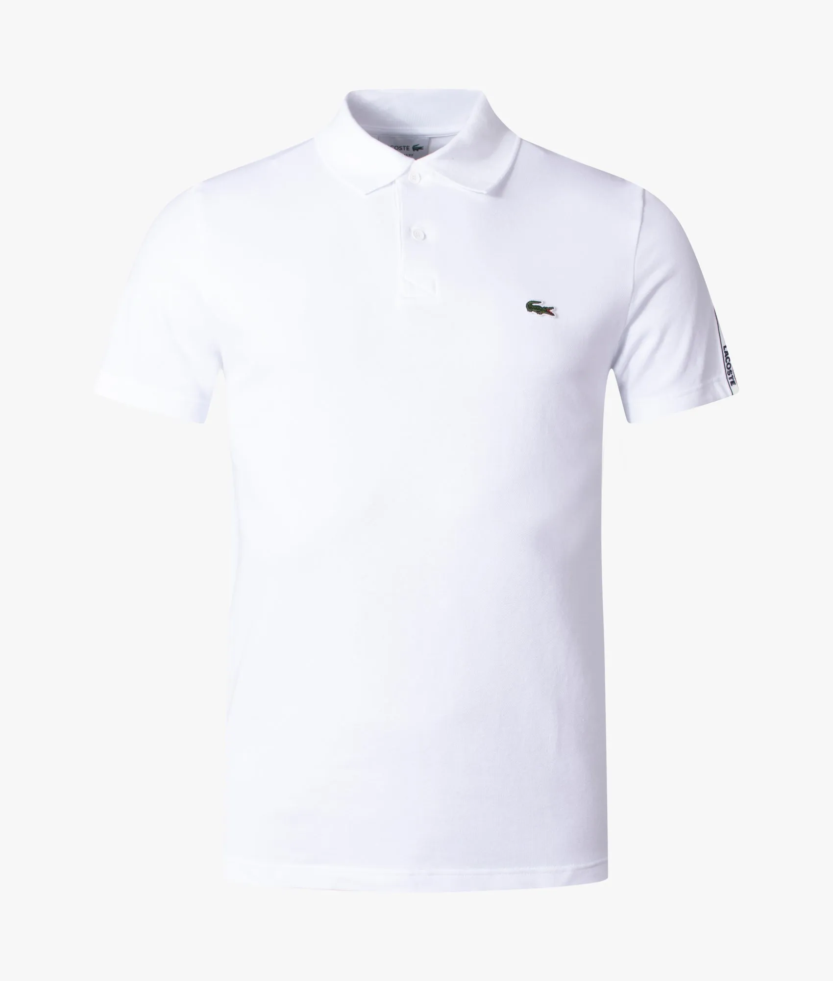 Contrast Branded Shoulder Polo Shirt