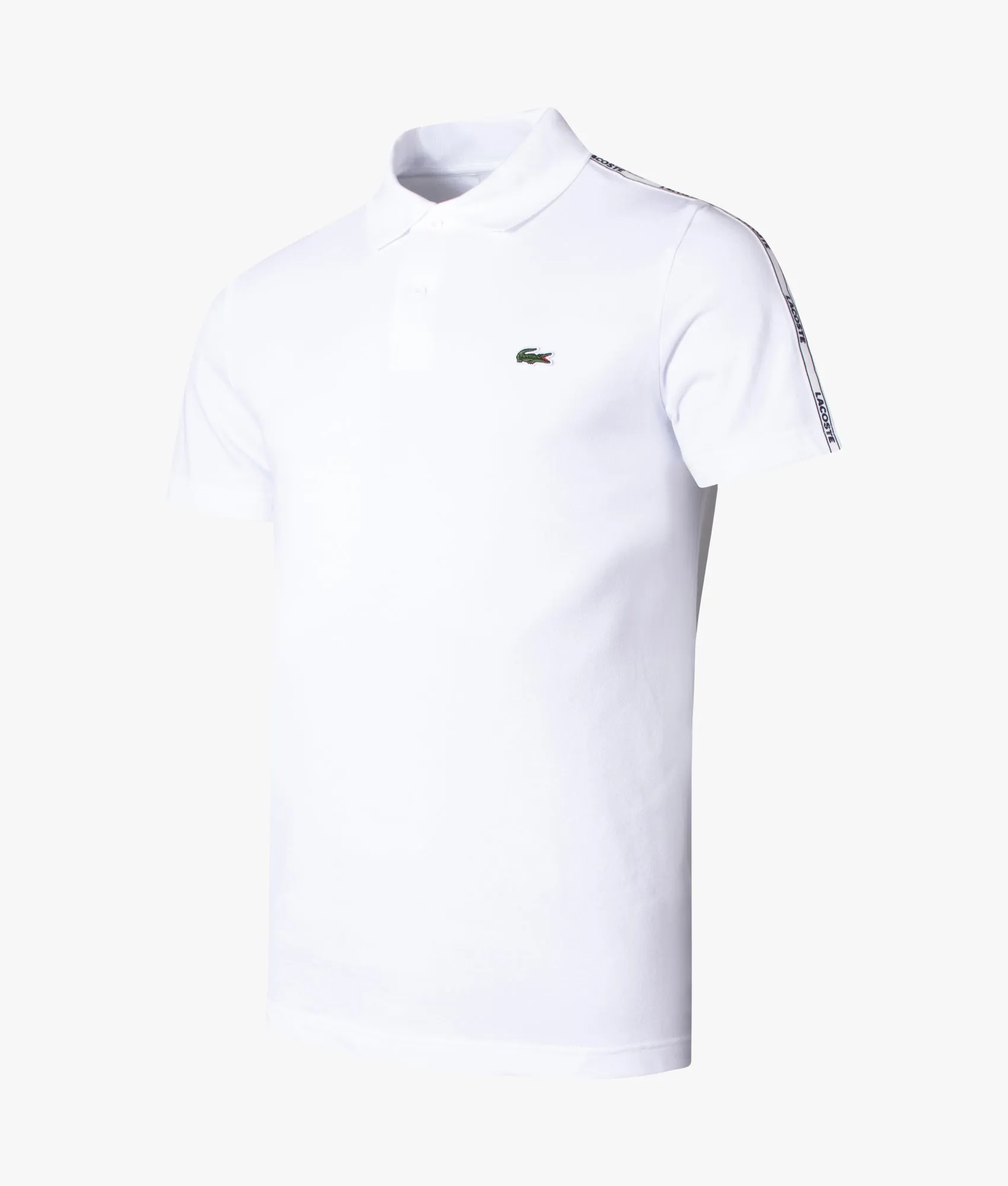 Contrast Branded Shoulder Polo Shirt