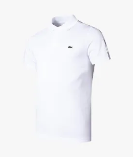 Contrast Branded Shoulder Polo Shirt