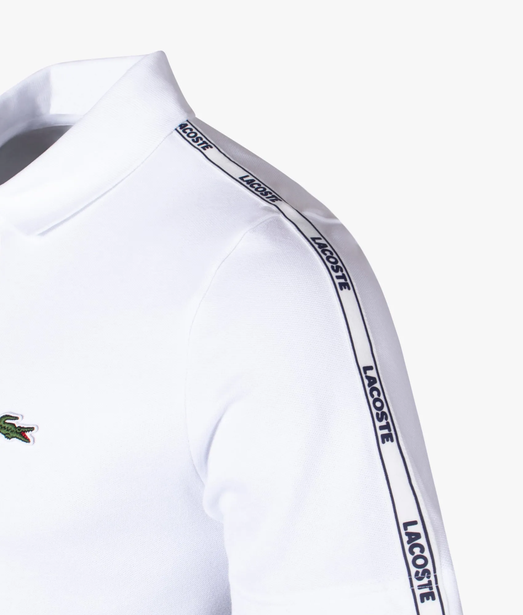 Contrast Branded Shoulder Polo Shirt