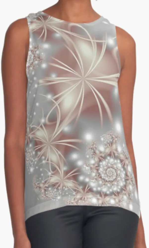 Cowgirl Kim Holiday Blush & Glamour Sleeveless Top - Size Medium Only