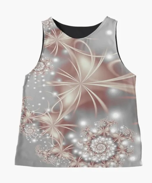Cowgirl Kim Holiday Blush & Glamour Sleeveless Top - Size Medium Only