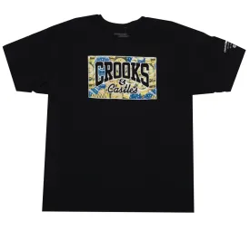 CROOKS & CASTLES GRAPHIC T-SHIRT BLACK - 2CY7046