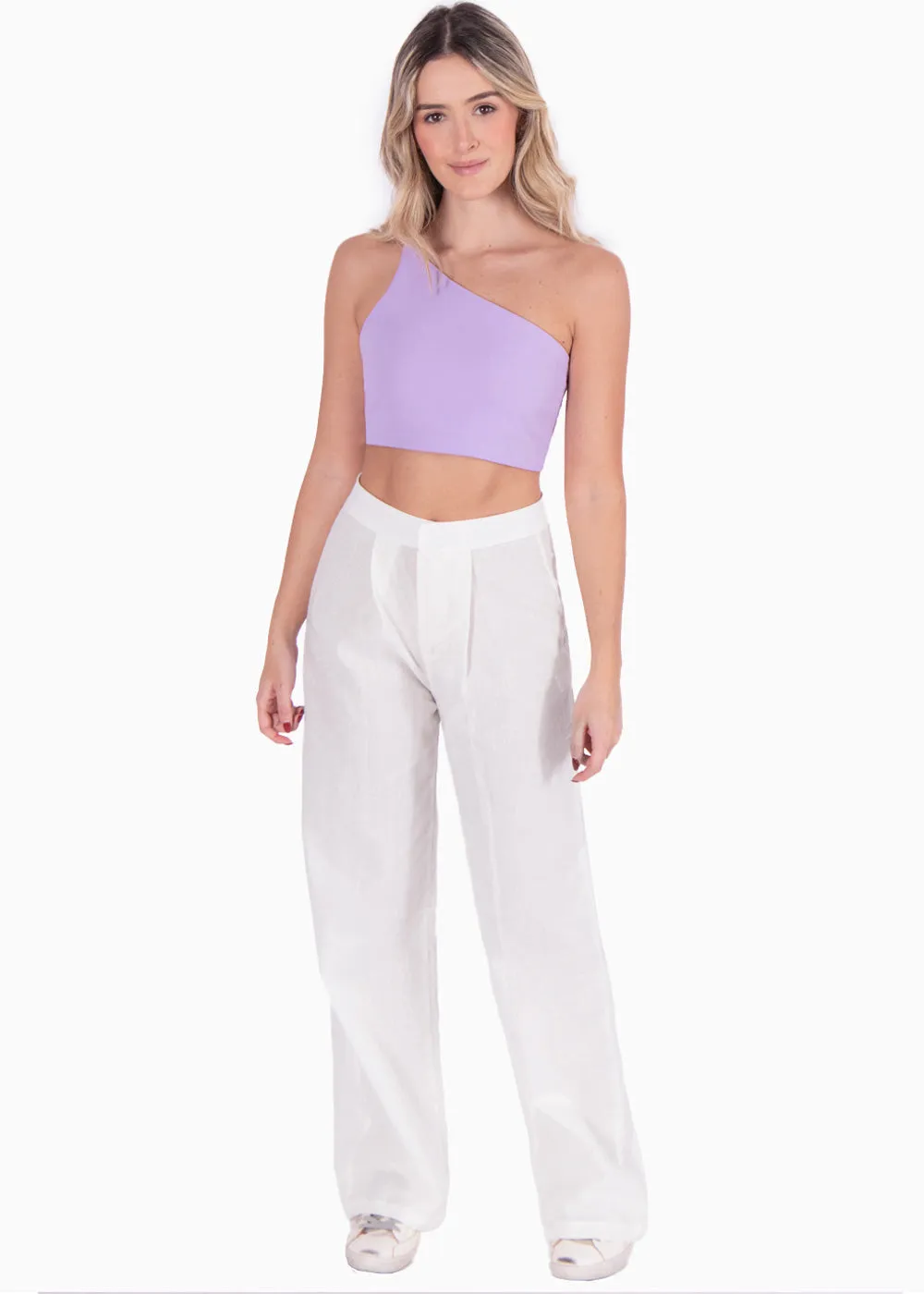 Crop top de un solo hombro - MATHILDA