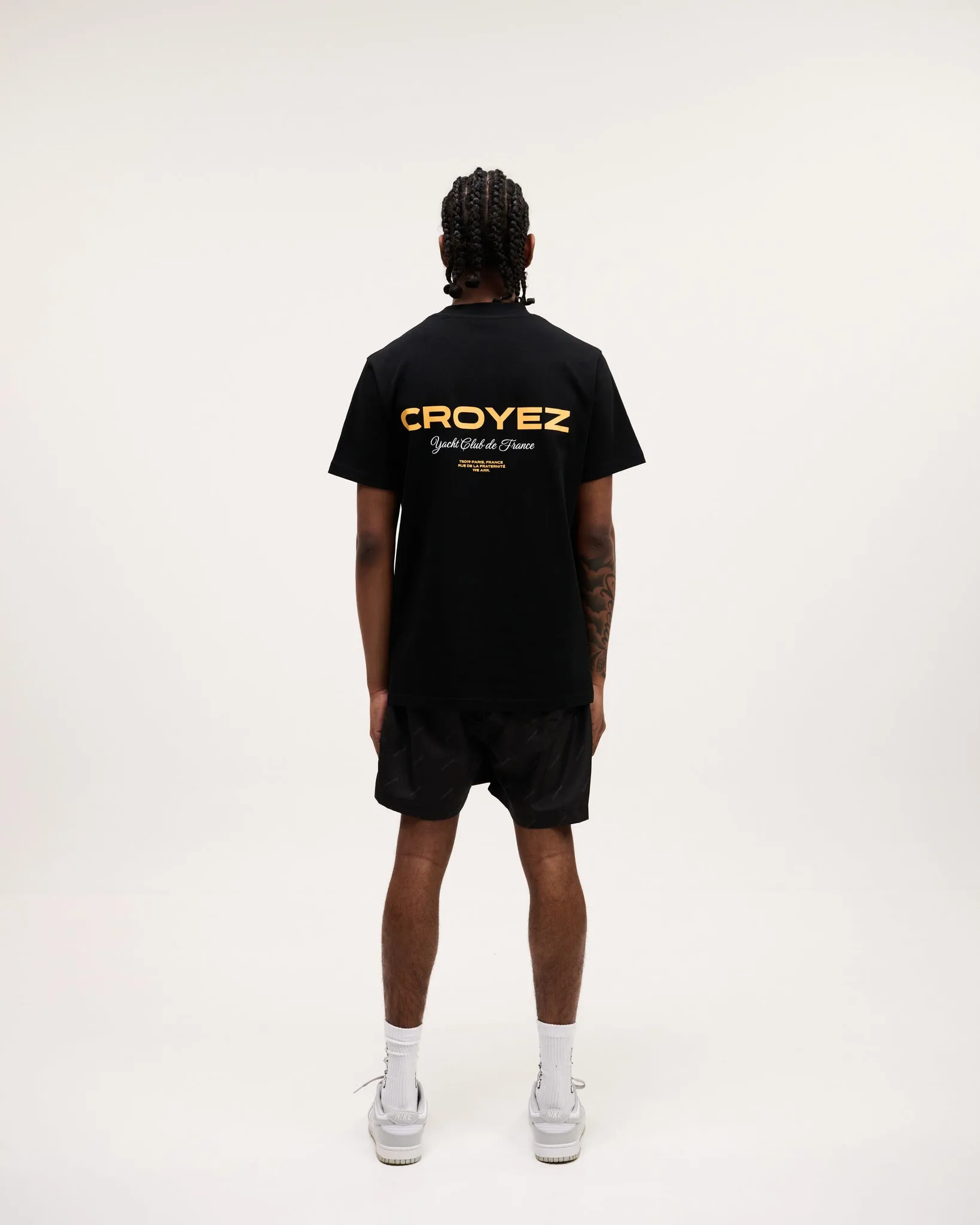 CROYEZ ALLOVER SWIMSHORT - BLACK