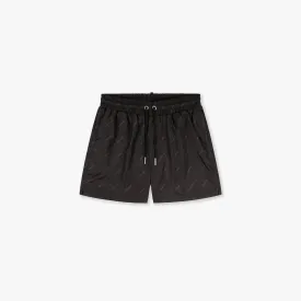 CROYEZ ALLOVER SWIMSHORT - BLACK