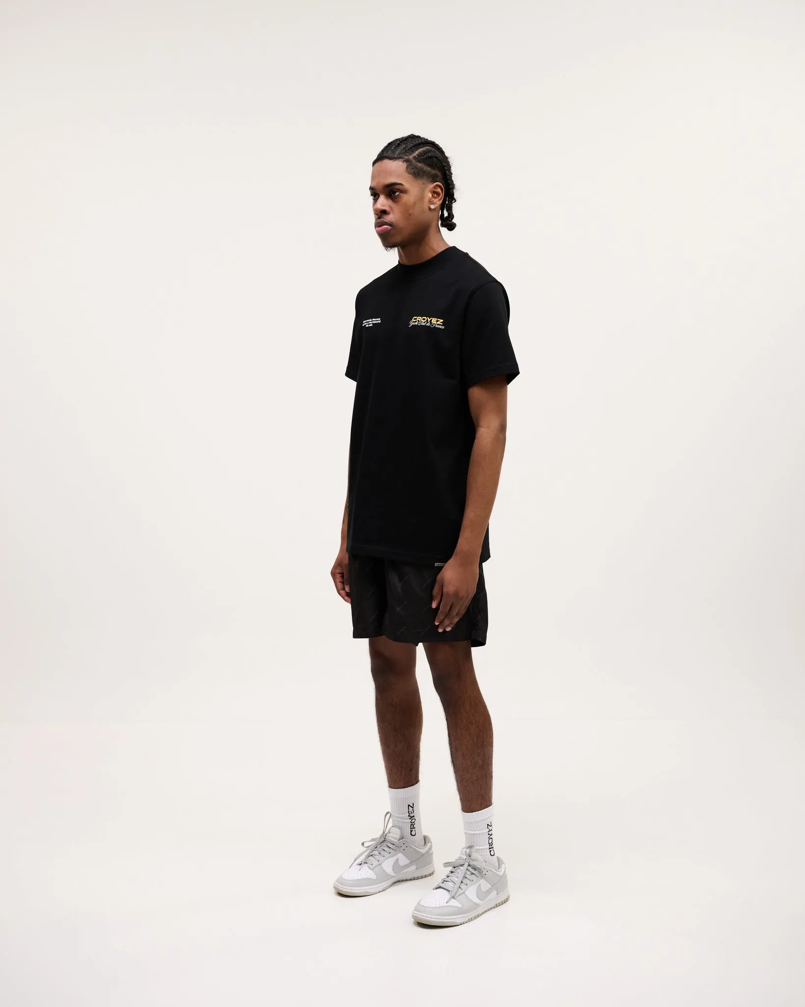 CROYEZ ALLOVER SWIMSHORT - BLACK