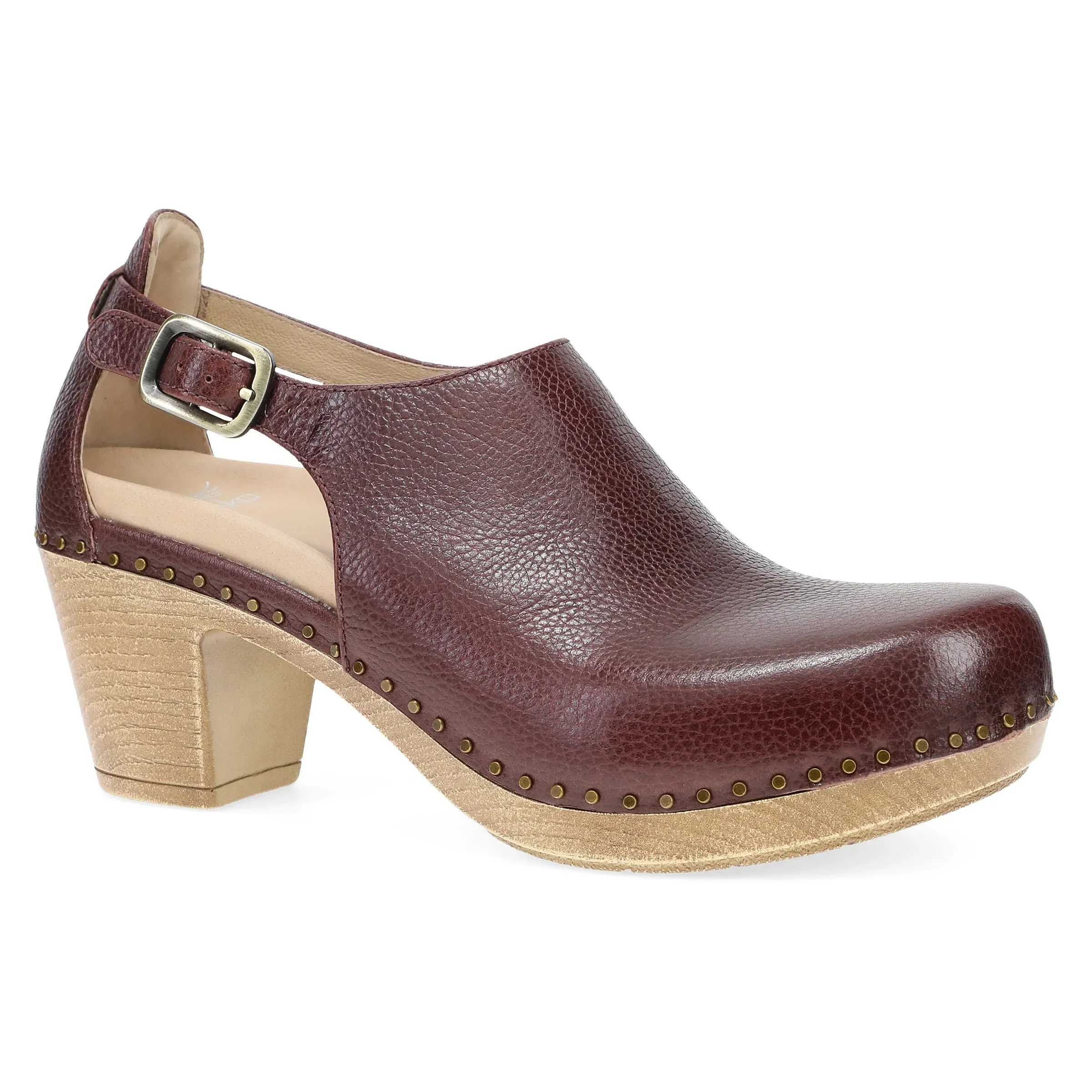 Dansko Sassy Heel in Rich Cordovan - Stylish Comfort Footwear for Every Occasion
