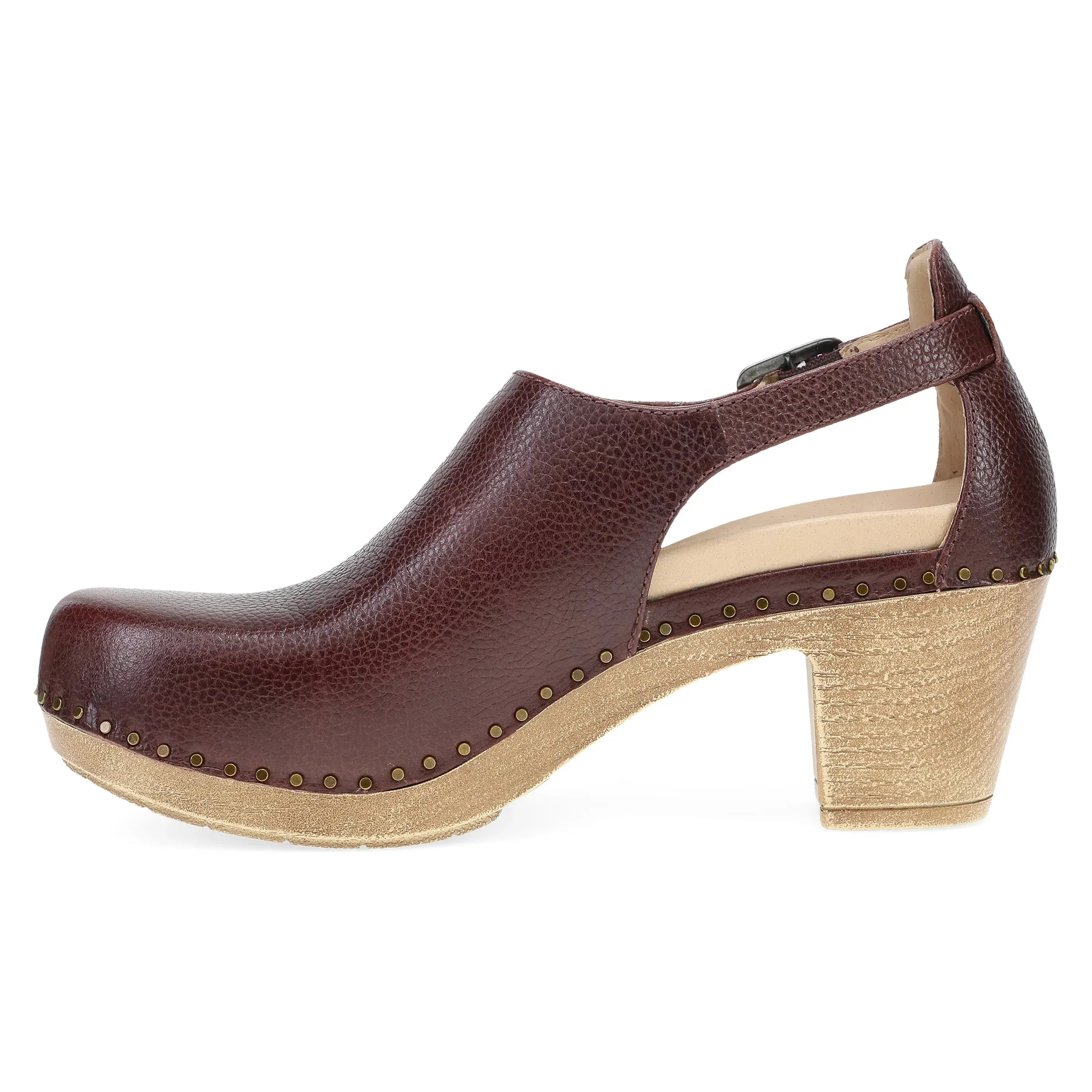 Dansko Sassy Heel in Rich Cordovan - Stylish Comfort Footwear for Every Occasion