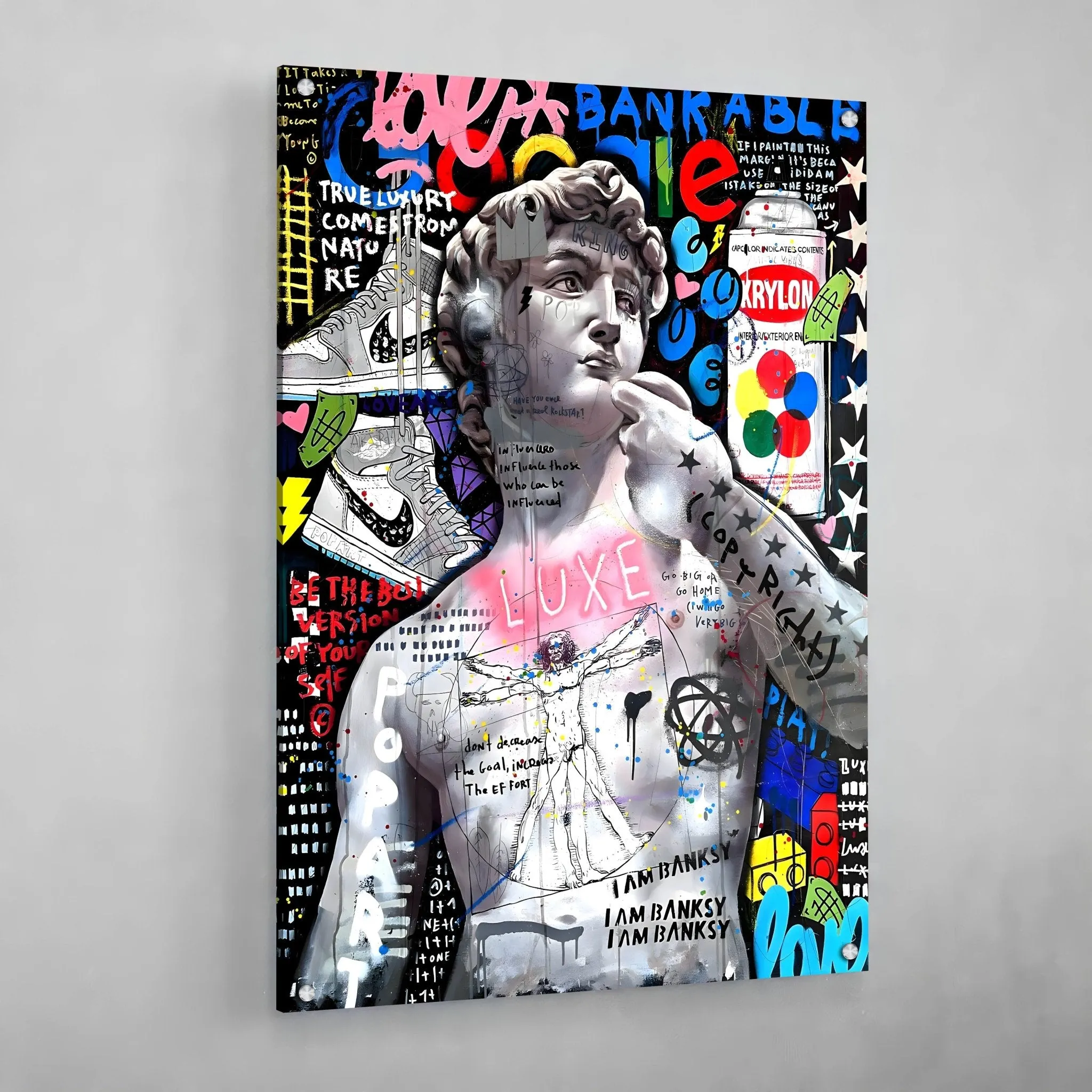 David Graffiti Wall Art