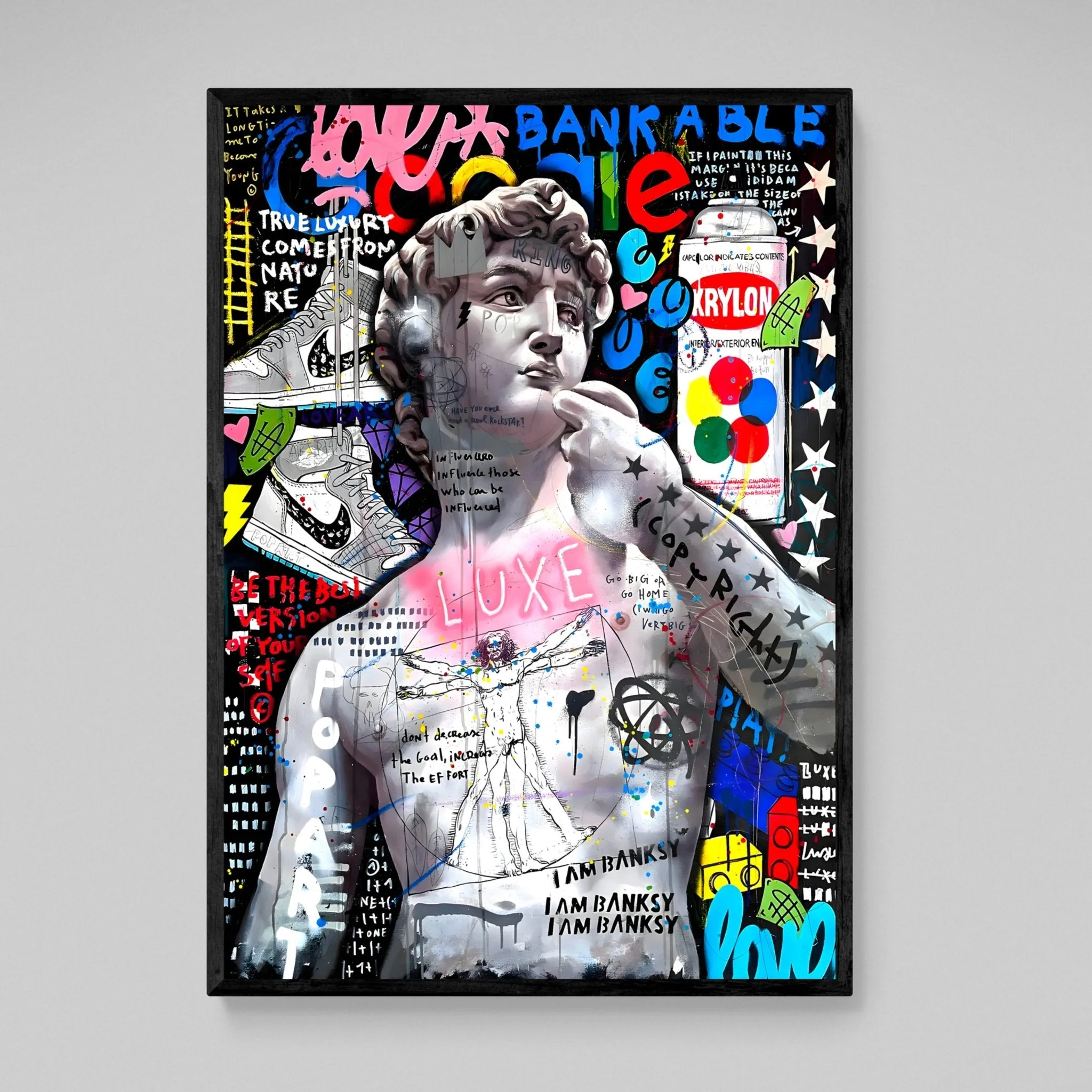 David Graffiti Wall Art