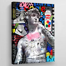 David Graffiti Wall Art