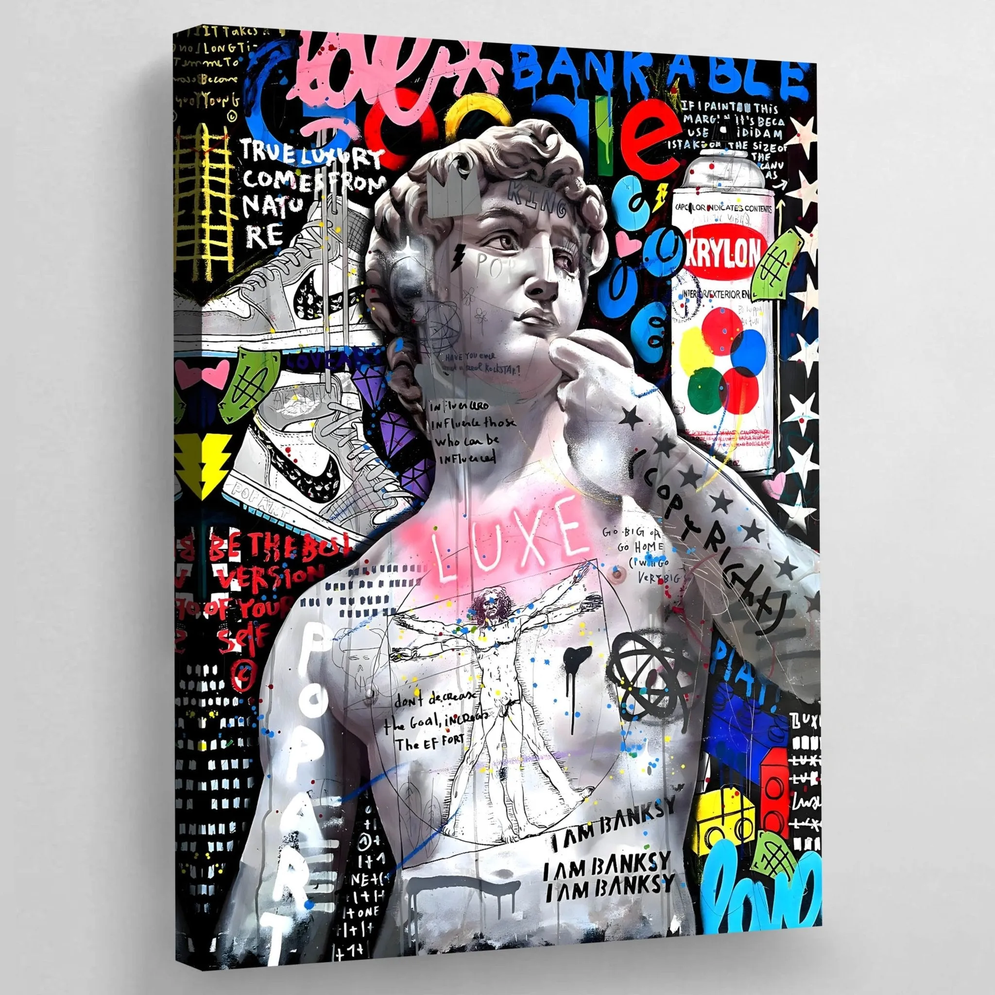 David Graffiti Wall Art