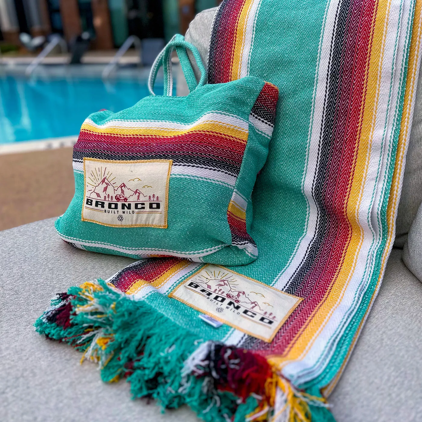 Ford Bronco Baja-Inspired Blanket