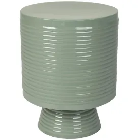 Foxford Small Ferrous Side Table - Sage