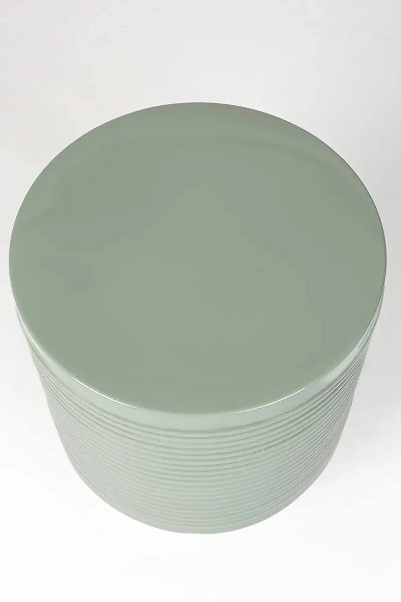 Foxford Small Ferrous Side Table - Sage