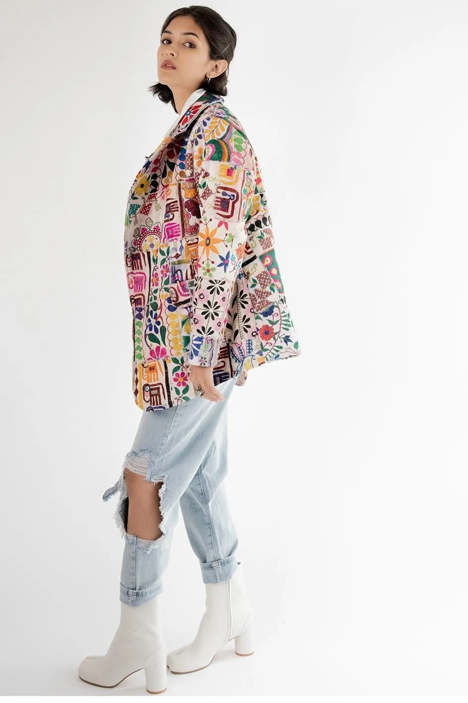 FRIDA VINTAGE PATCHWORK BLAZER X FREE PEOPLE