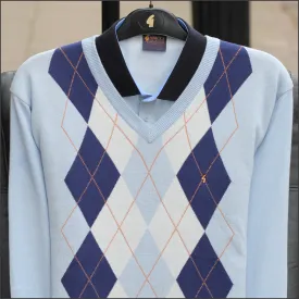 Gabicci M05 Skylight Patterned V Neck^