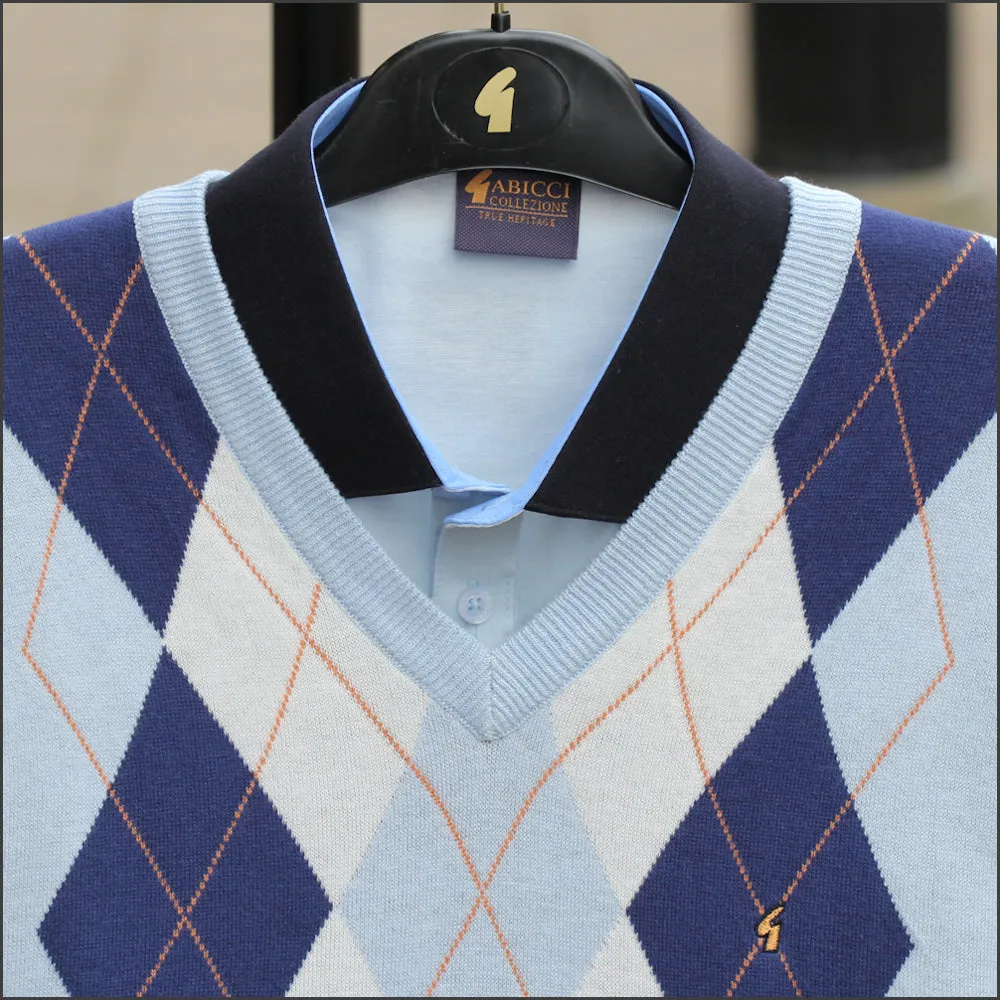 Gabicci M05 Skylight Patterned V Neck^