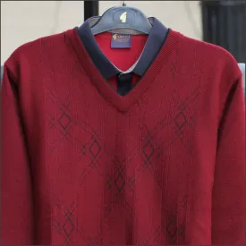 Gabicci M10 Berry Patterned V Neck/