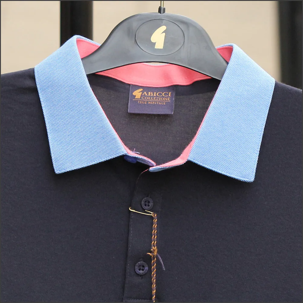 Gabicci X07 Navy Pattern T Shirt--