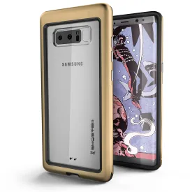 Galaxy Note 8, Ghostek Atomic Slim Galaxy Note 8 Case Shockproof Impact Hybrid Modern Design | Gold