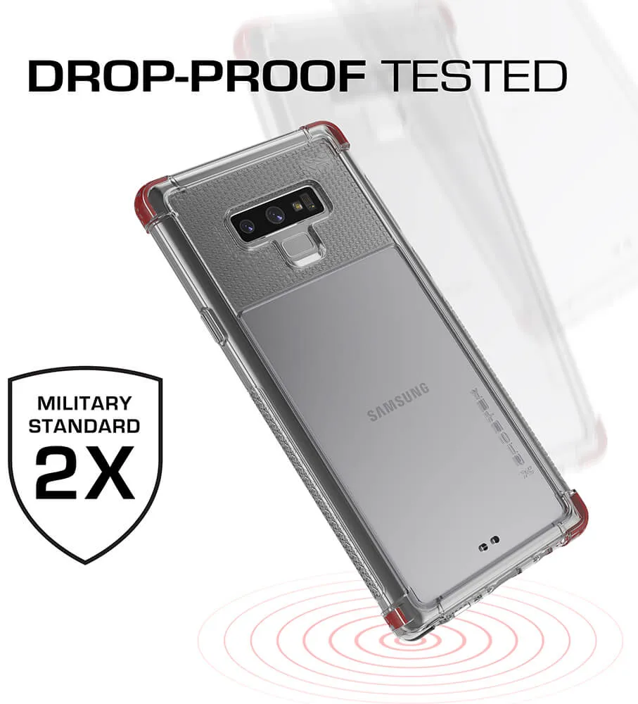 Galaxy Note 9 Case,Ghostek Covert 2 TPU Bumper Frame [Shockproof] | Pink