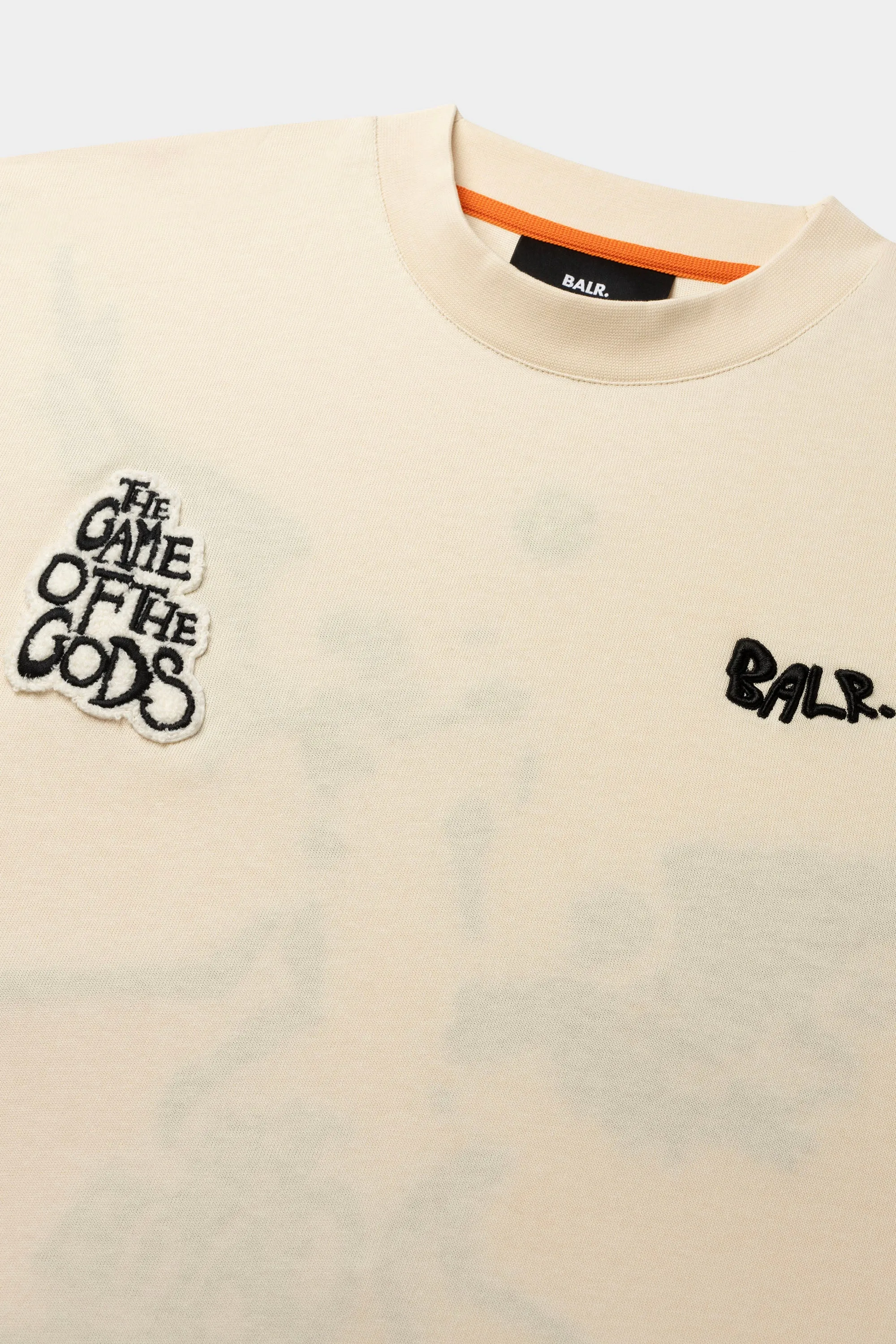 Game of the Gods Graffiti Box Fit T-Shirt White Swan