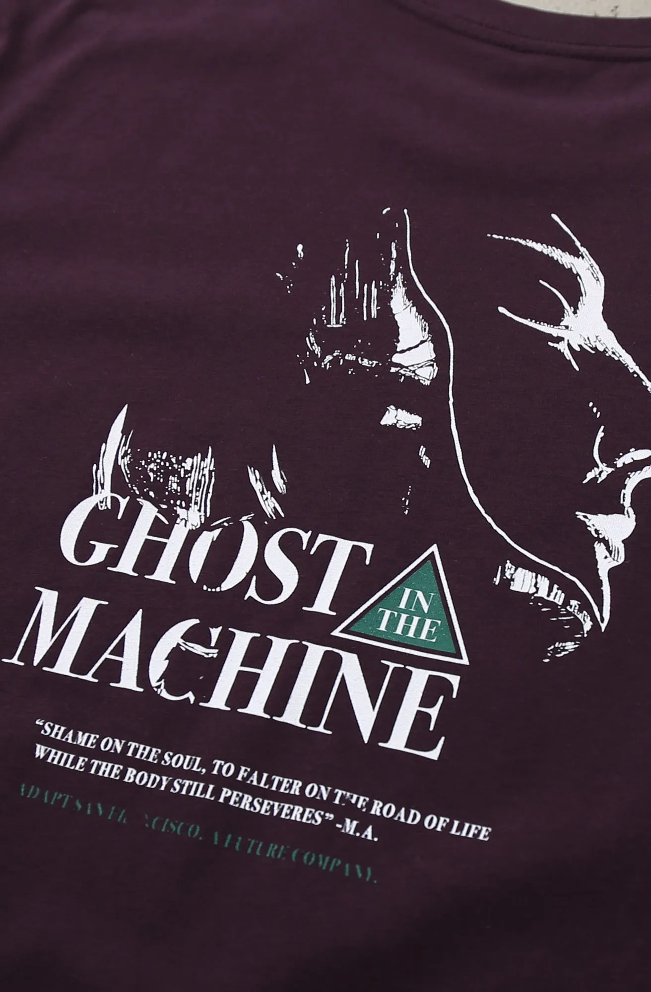 Ghost in the Machine (Men's Plum A1 Tee)