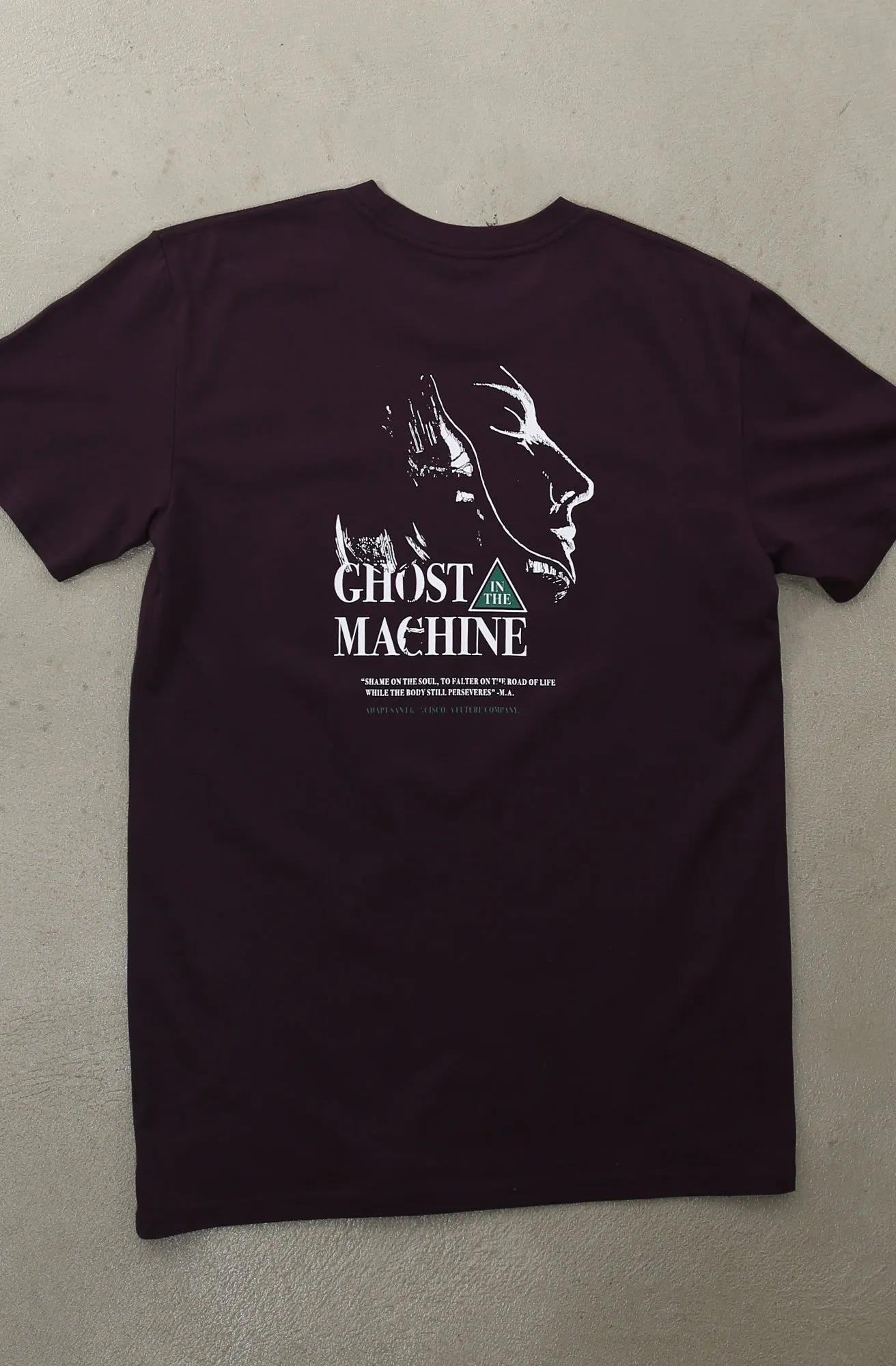Ghost in the Machine (Men's Plum A1 Tee)
