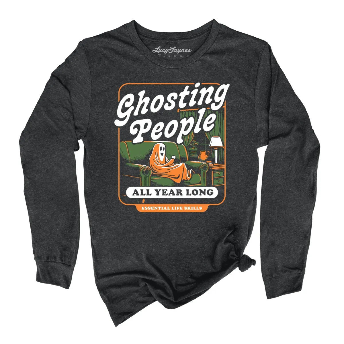 Ghosting People Long Sleeve Tee