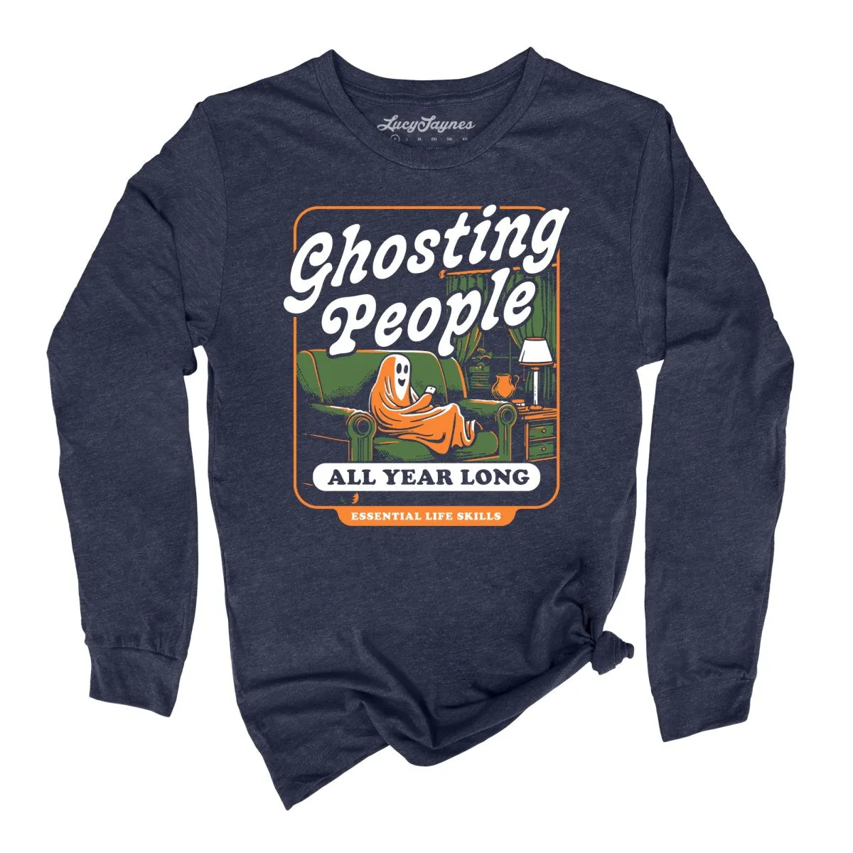 Ghosting People Long Sleeve Tee