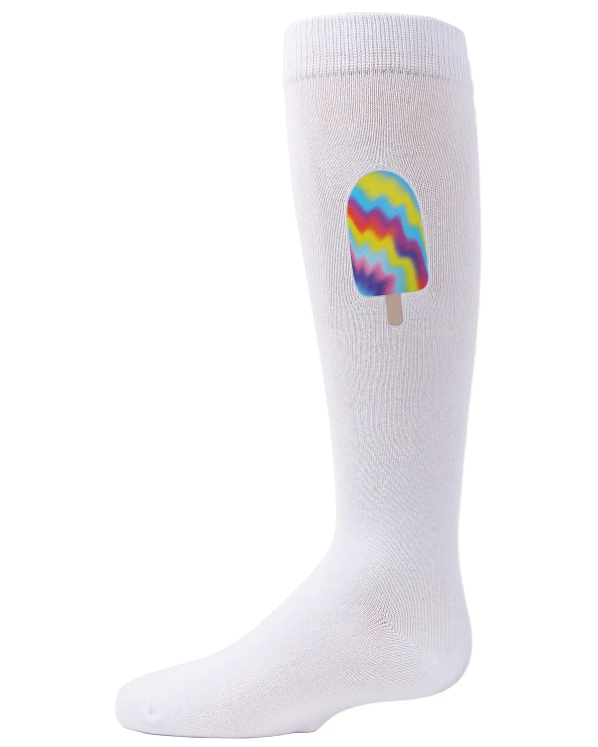 Girls' Tie-Dye Popsicle Knee-High Socks
