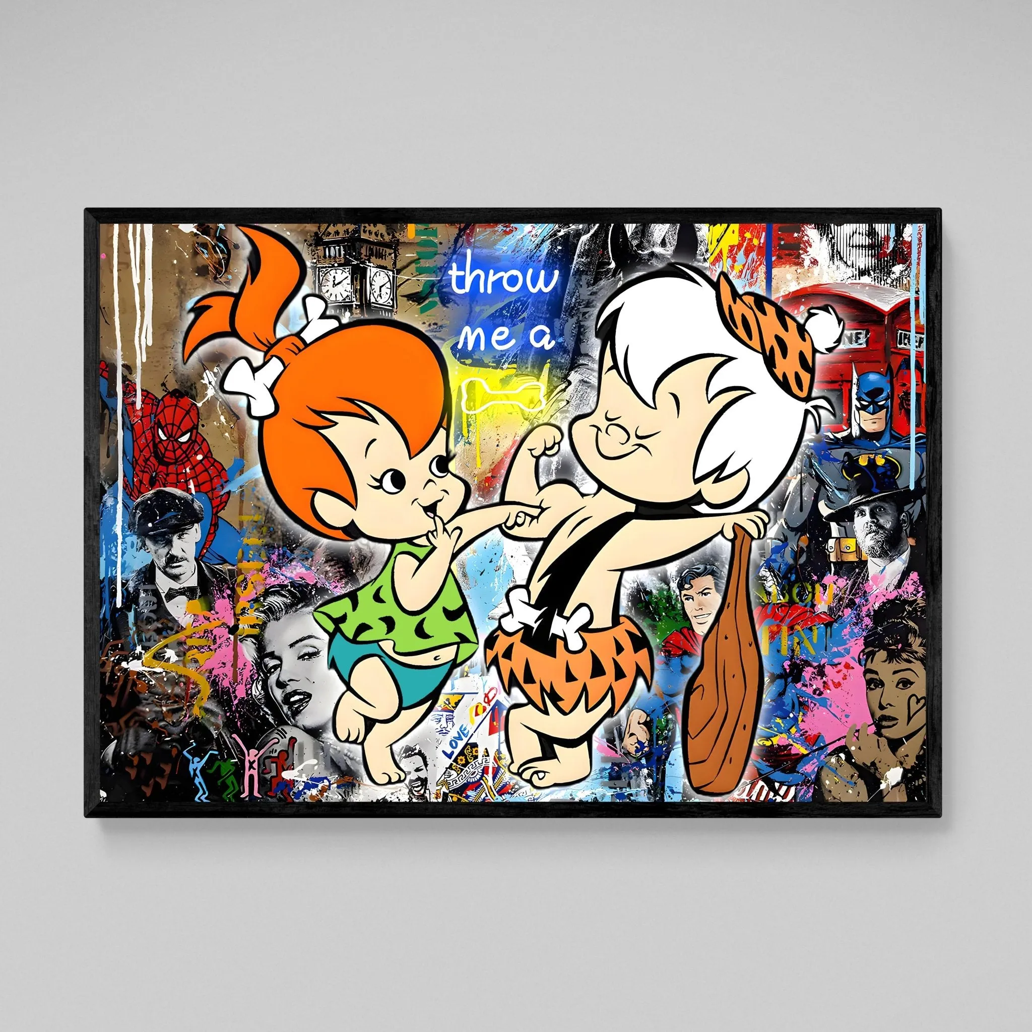 Graffiti Cartoons Wall Art