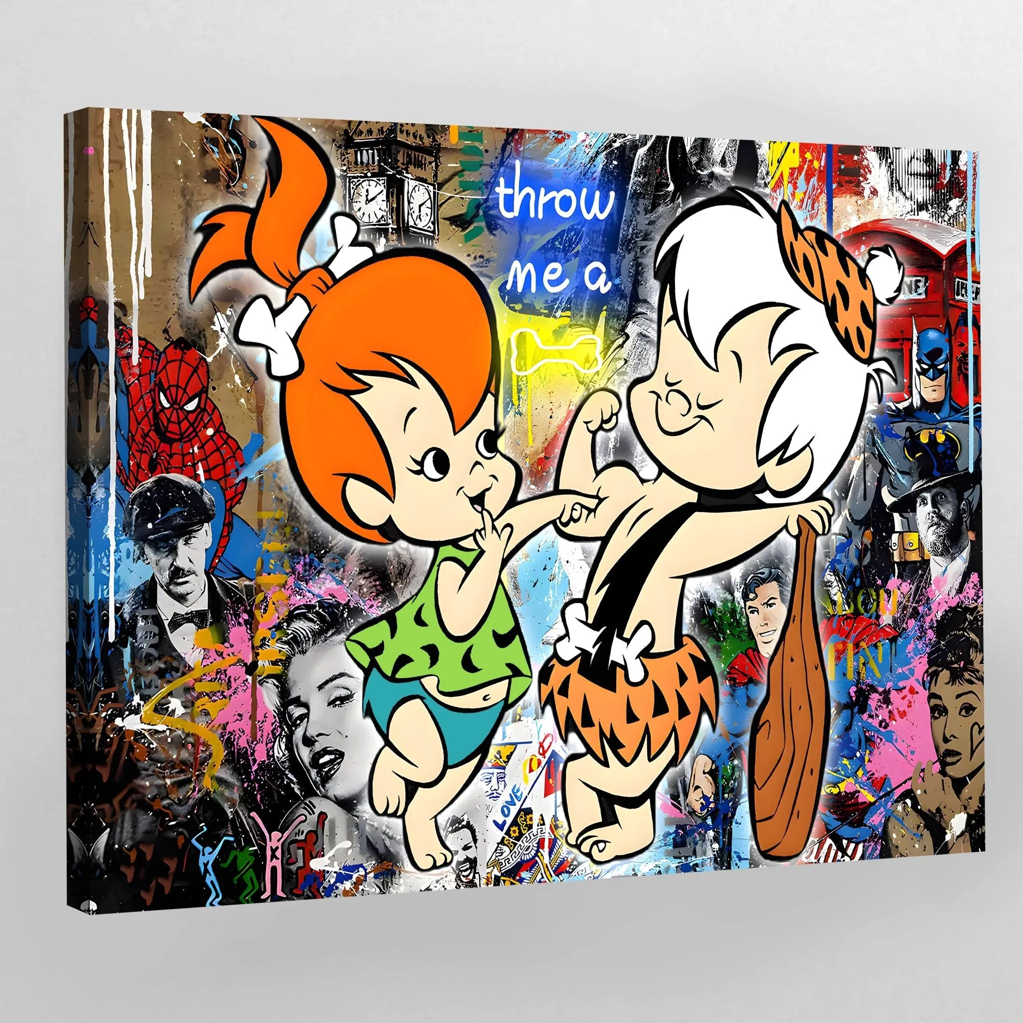 Graffiti Cartoons Wall Art
