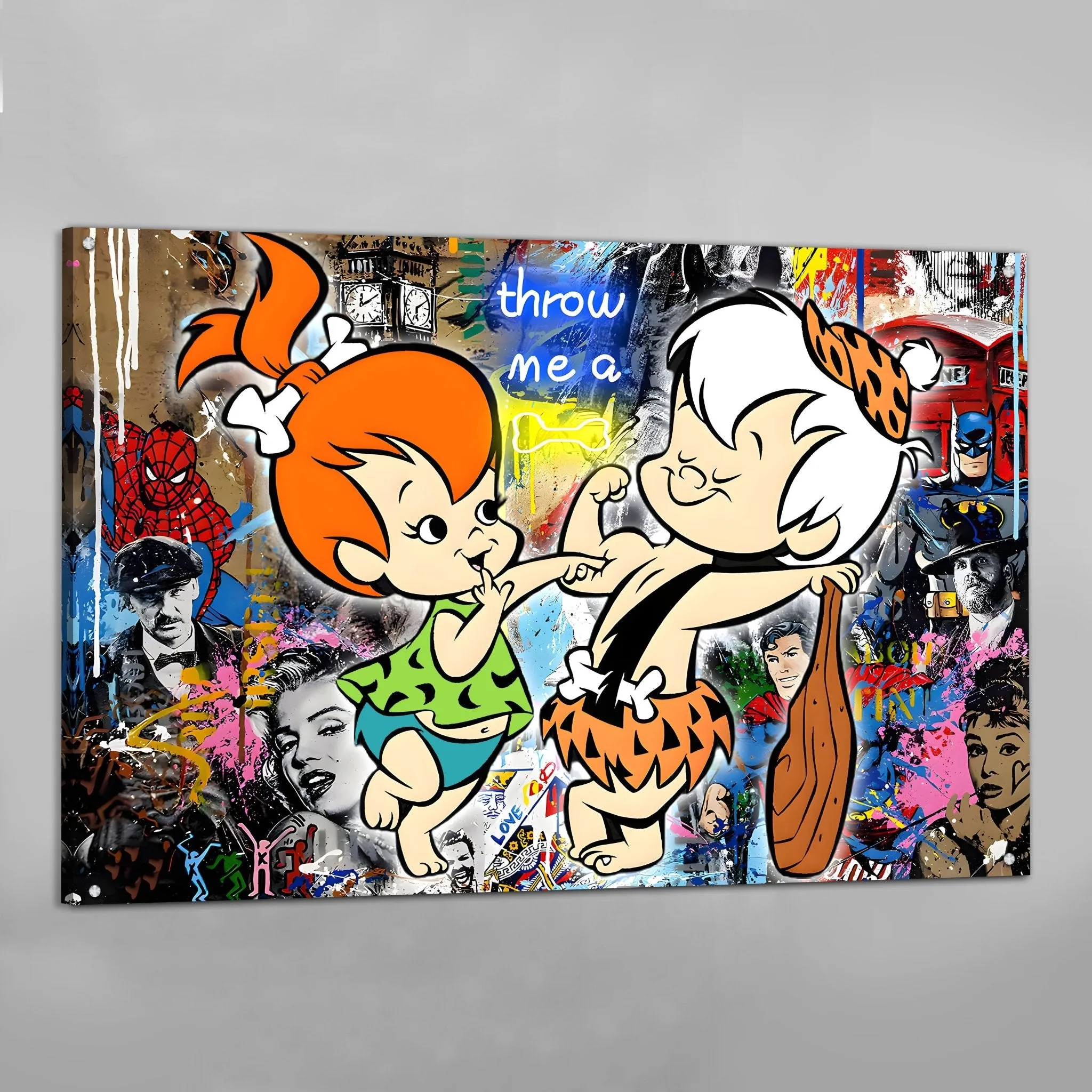 Graffiti Cartoons Wall Art