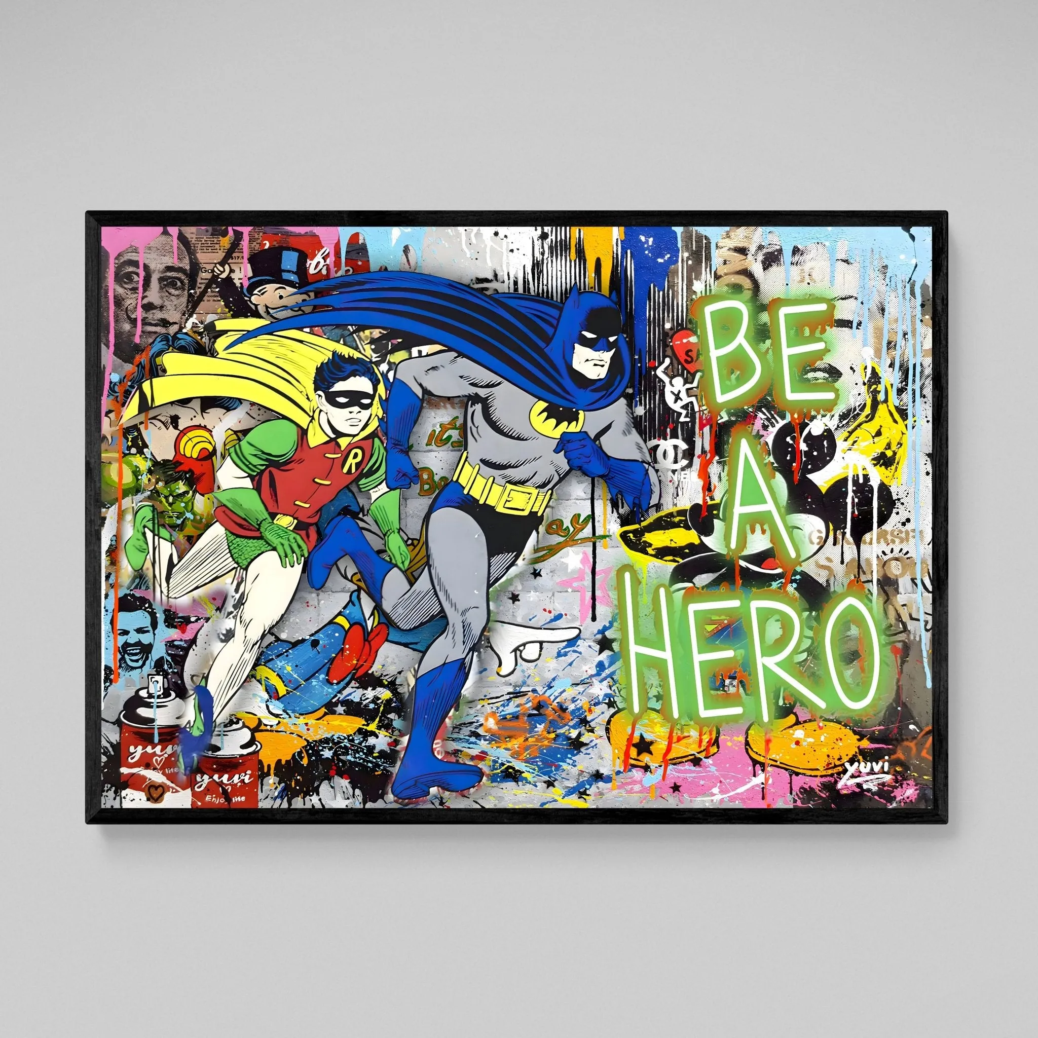 Graffiti Comic Wall Art