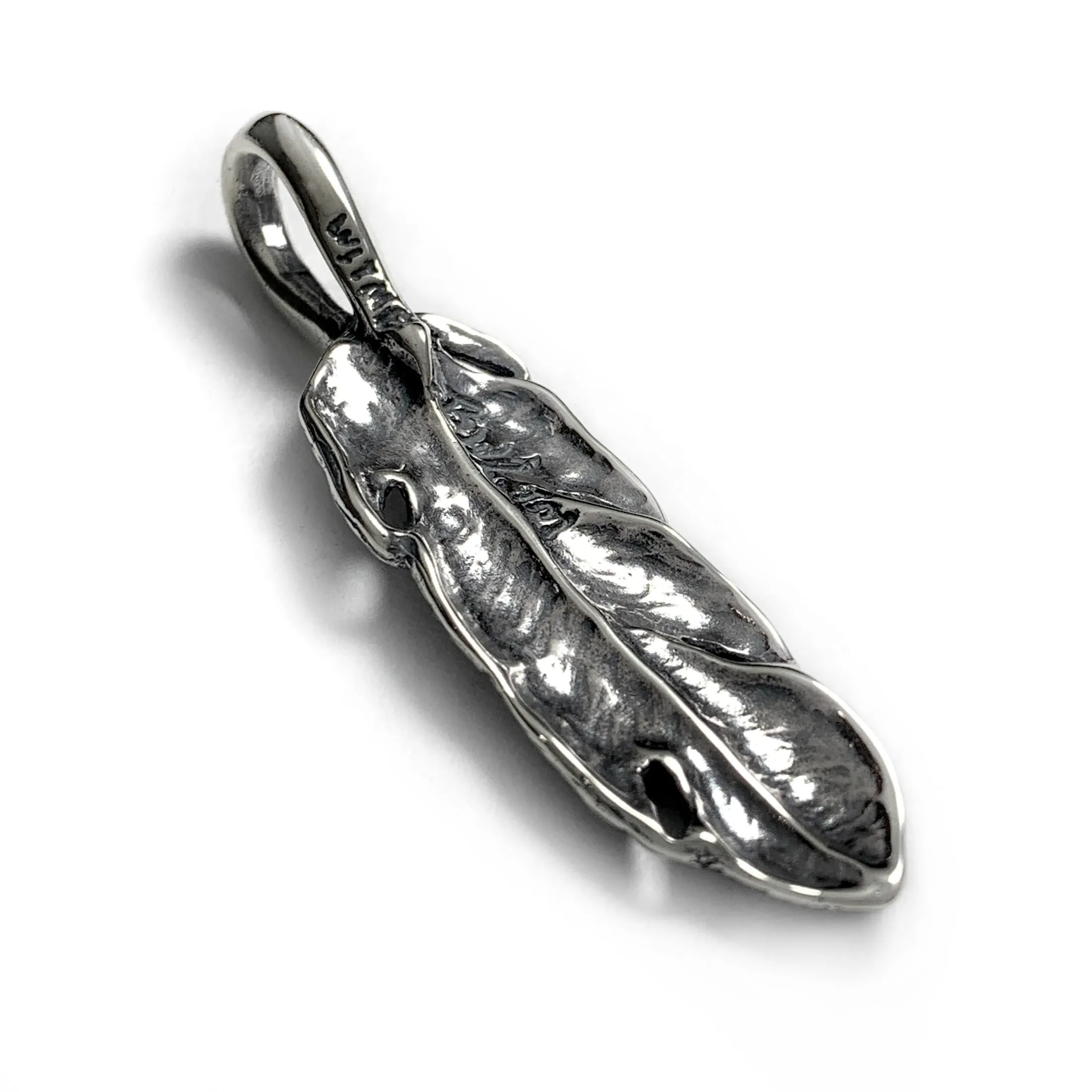 Graffiti Feather Small Pendant
