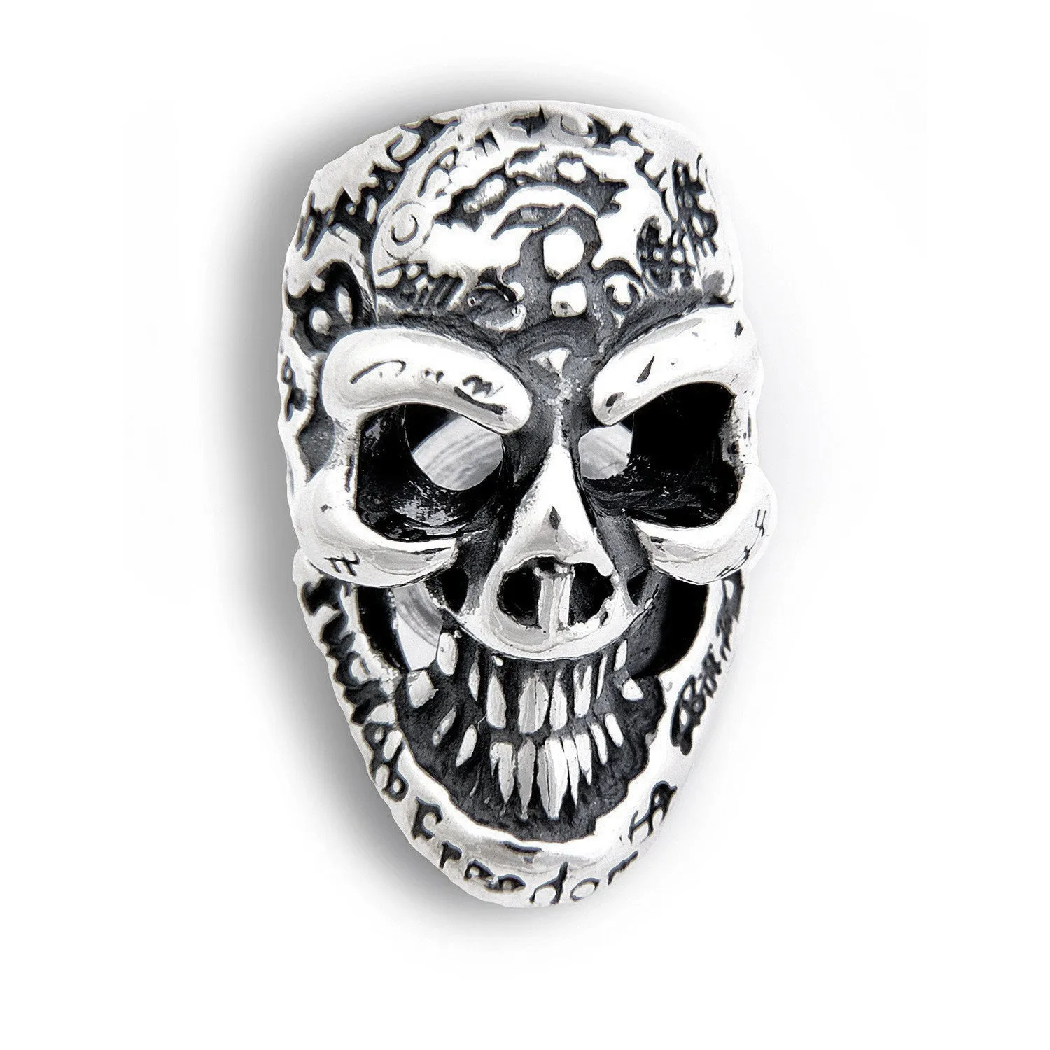 Graffiti Skull Bead Charm