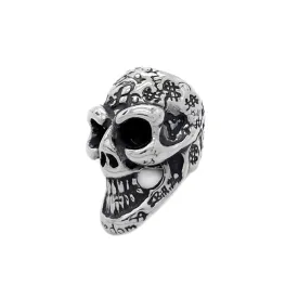 Graffiti Skull Bead Charm