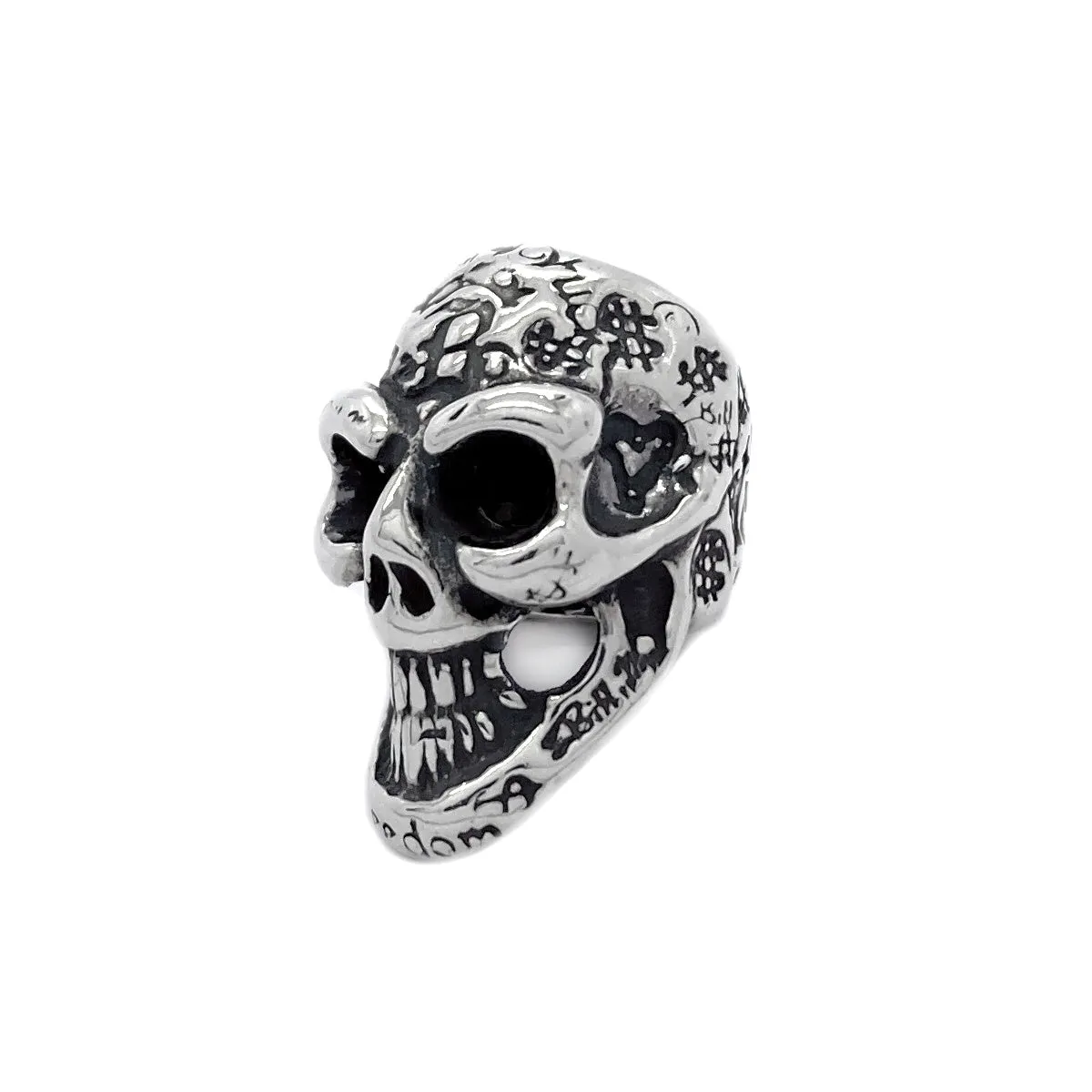 Graffiti Skull Bead Charm