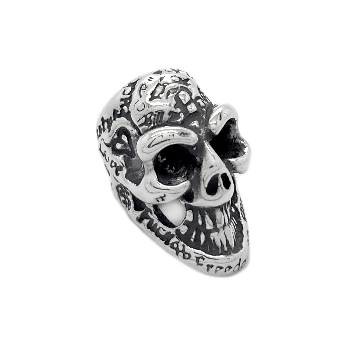 Graffiti Skull Bead Charm