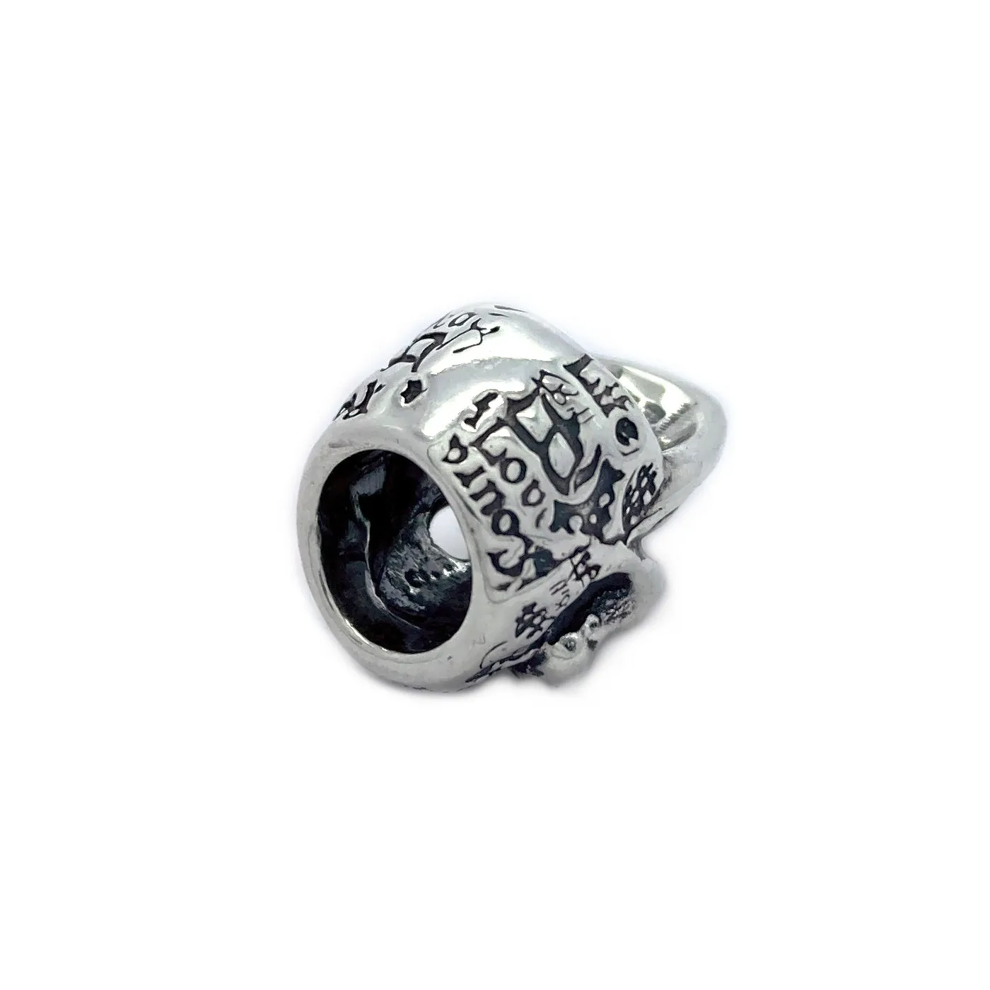 Graffiti Skull Bead Charm