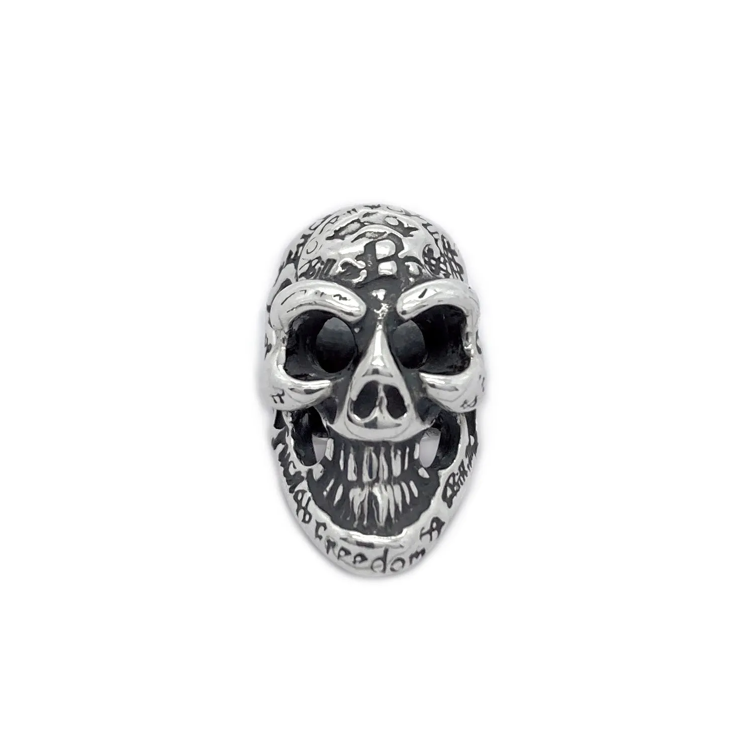 Graffiti Skull Bead Charm